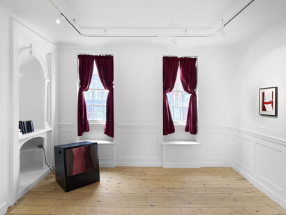 Kembra Pfahler, Hungry for trash, exhibition view. Courtesy of Emalin