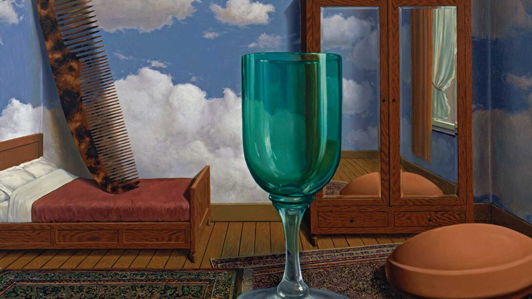 René Magritte, Les valeurs personnelles, 1952, San Francisco Museum of Modern Art (SFMOMA) purchase through a gift of Phyllis C. Wattis © 2017, Charly Herscovici c/o SABAM
