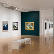 Jamie Wyeth, Unsettled, exhibition view. Courtesy of Frye Art Museum