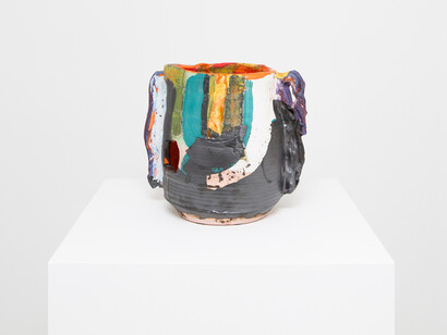 Roger Herman, Untitled Rh 2014, 2014, Glazed Stoneware, H26.6 D17.8 cm / H10.5 D7 in, Unique, Courtesy Carpenters Workshop Gallery