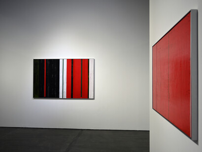 Ruba Salameh, Refined compositions, exhibition view. Courtesy of Zawyeh Gallery