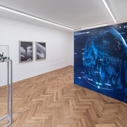 Tatjana Vall, Warm silver skies, ausstellungsansicht. Mit freundlicher genehmigung der Britta Rettberg Galerie