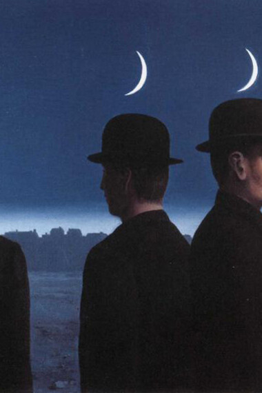 Rene Magritte, La obra maestra o los misterios del horizonte (1955, detalle)