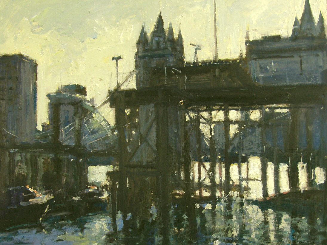 Dellar, By Tower Bridge, 51 x 51 cm