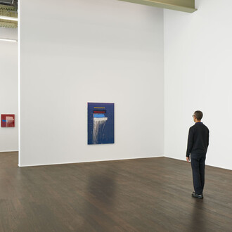 Pat Steir, Song, ausstellungsansicht. Mit freundlicher genehmigung der Hauser and Wirth Gallery