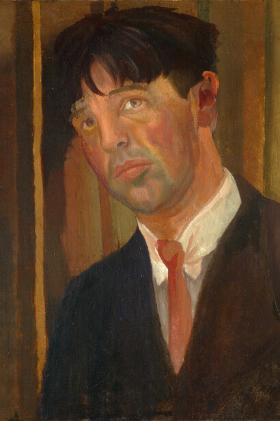 Stanley Spencer, Self-Portrait, 1923 oil on canvas, 50.8 x 40.6 cm. Courtesy of Stanley Spencer Gallery