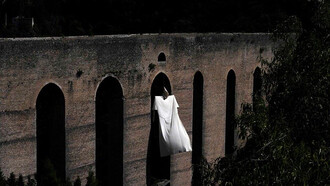 Spoleto, il saio più grande del mondo realizzato per Papa Francesco per la sua prima visita in Umbria