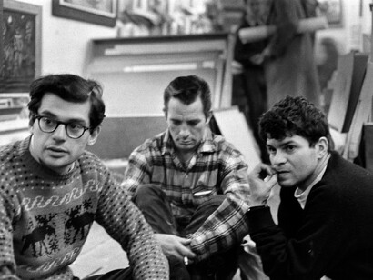 Los poetas Allen Ginsberg, Jack Kerouac y Gregory Corso (1957)