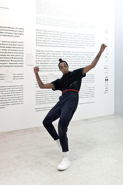 Adam Linder. Courtesy of Mudam Luxembourg