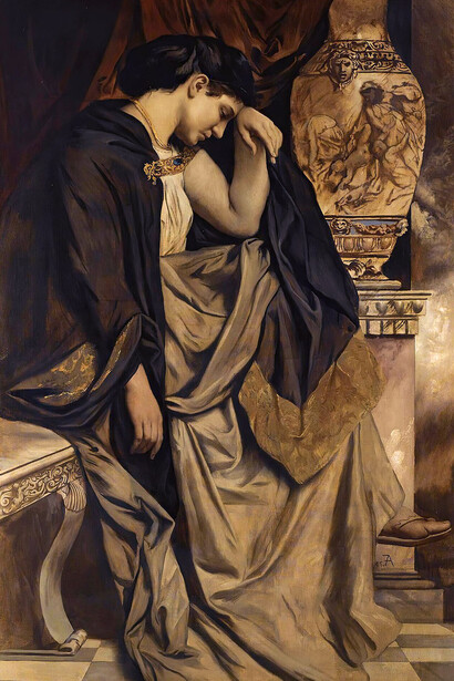 Anselm Feuerbach, Medea an der Urne
