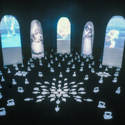 María Magdalena Campos-Pons with Neil Leonard, Spoken softly with mama, 1998. Courtesy of Frist Art Museum