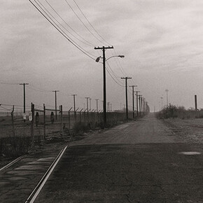 Peter Hujar, Road and power line (detail). Courtesy of the Morgan Library & Museum