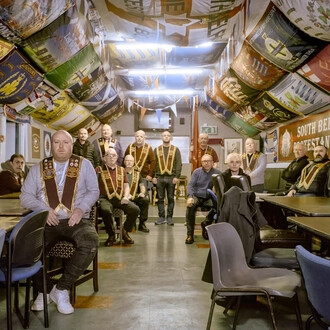 Tuomo Manninen, Apprentice boys of Derry, No surrender club, South Belfast Branch, Belfast 2024. Courtesy of The Finnish Museum of Photography