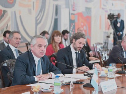 Alberto Fernández, presidente de Argentina, participa en la reunión de Unasur en Brasilia, Brasil el pasado 30 de abril de 2023