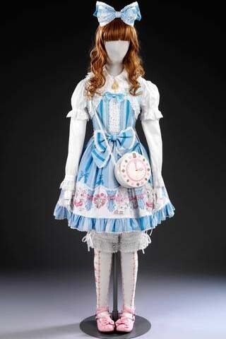 'Sweet Lolita by Baby, The Stars Shine Bright', designed by Akinori & Fumiyo Isobe, 2011, Japan. Museum nos. FE.305-313-2011 & FE.5-2012 & FE.11-2012. © Victoria and Albert Museum, London