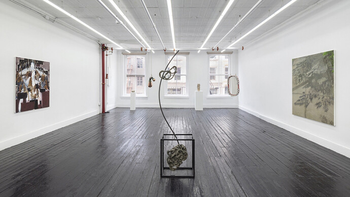 Various artists, The silent aisle, exhibition view. Courtesy of Kate Werble Gallery