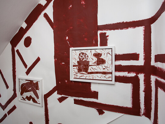 Anthony Faroux, Untitled, 2013/2014, acrylic on paper, 27.5 x 37.5 cm, courtesy of the artist and 43 Inverness Street  