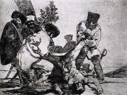 '¿Qué hay que hacer más', Fracisco de Goya, «Los desastres de la guerra» (1810-1815)