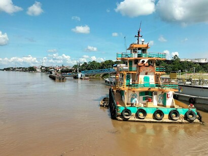 Chiatta per Yurimaguas, sul rio Huellaga, Perù