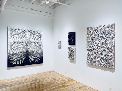 Seren Morey, Into The Aether, exhibition view. Courtesy of The Painting Center, New York