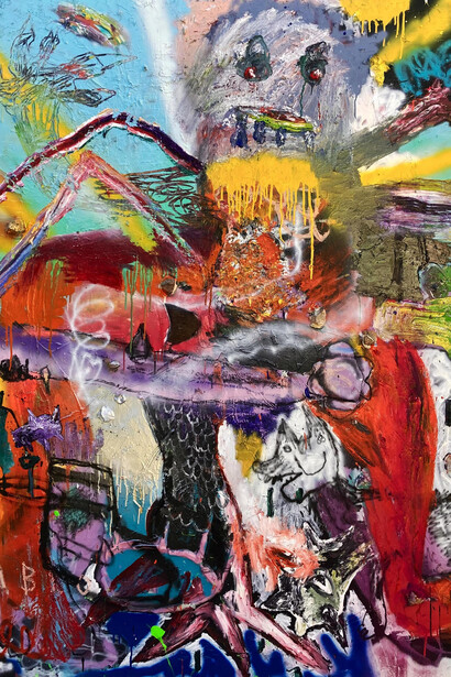 Felix R. Cid, Untitled (Pablo did not know about Heinrich Kramer's book and got so sad that he didn't leave el Canpo for week), 2025. Courtesy of Allouche Gallery