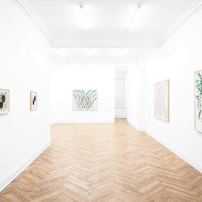 Donald Sultan, Drawings, exhibition view. Courtesy of Huxley-Parlour Gallery