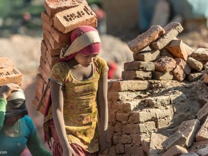 A significant proportion of the 168 million children engaged in child labour live in areas affected by conflict and disaster