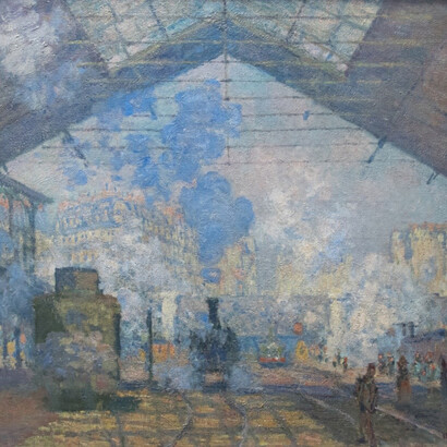 Claude Monet, La Gare Saint-Lazare, 1877