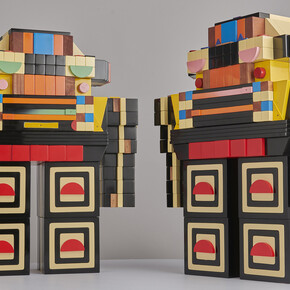 Kumkum Fernando, Soulmates, 2023. Courtesy of Jonathan LeVine Projects