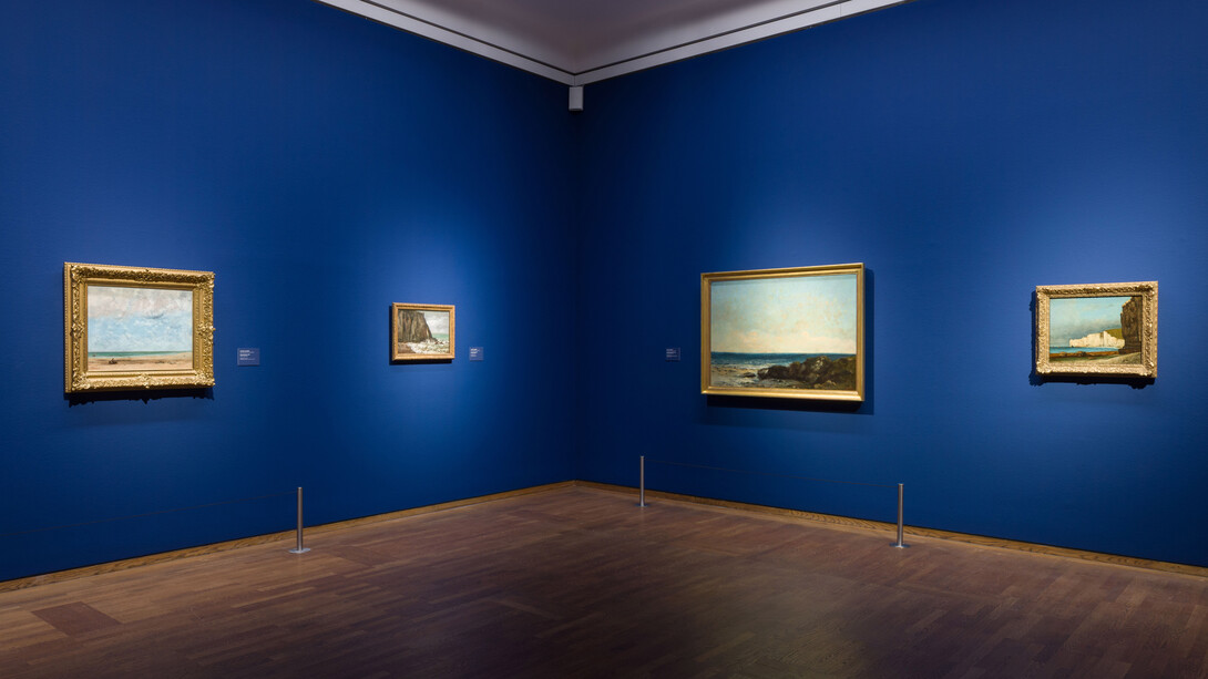 Gustave Courbet, Realist and rebel, exhibition view. Courtesy of Leopold Museum