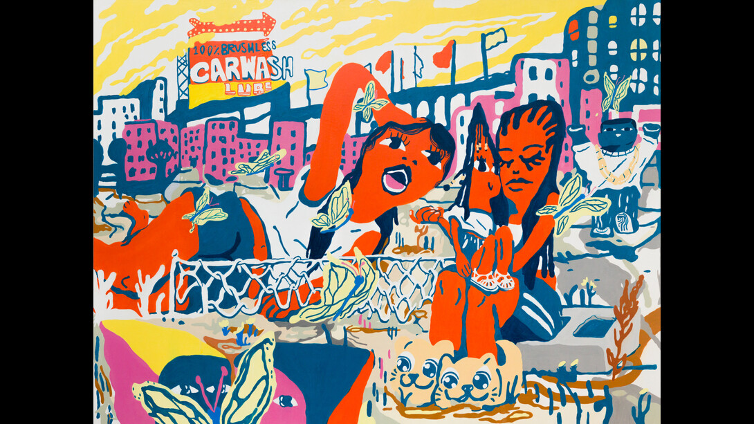 Branche Coverdale, Fuzzy Slippers. Courtesy of the artist and Paradigm Gallery + Studio