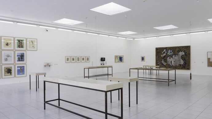 Five artists from the archives and collection of Jan Hoet. Courtesy of Museum Dhondt-Dhaenens