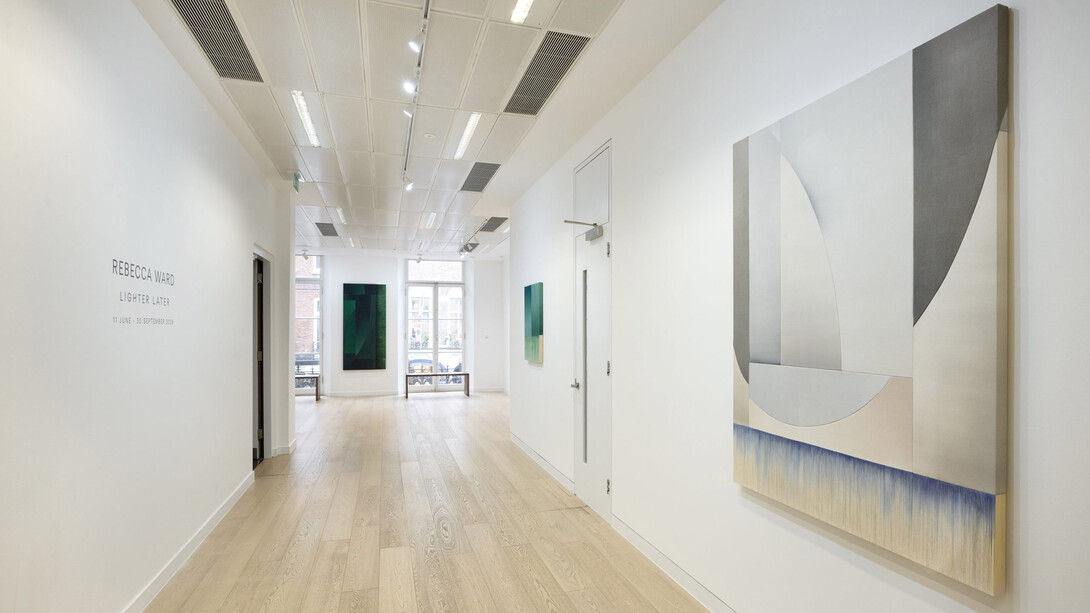 Rebecca Ward, lighter later, exhibition view. Courtesy of Ronchini Gallery