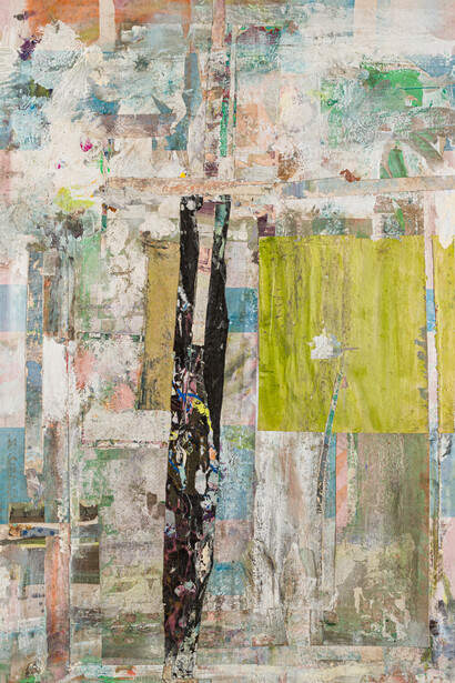 Leif Ritchey, Blue turns green (detail). Courtesy of David Klein Gallery