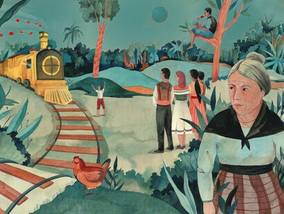 Ilustración de Luisa Rivera para la edición especial por los 50 años de ‘Cien años de soledad’ (2017, Penguin Random House)