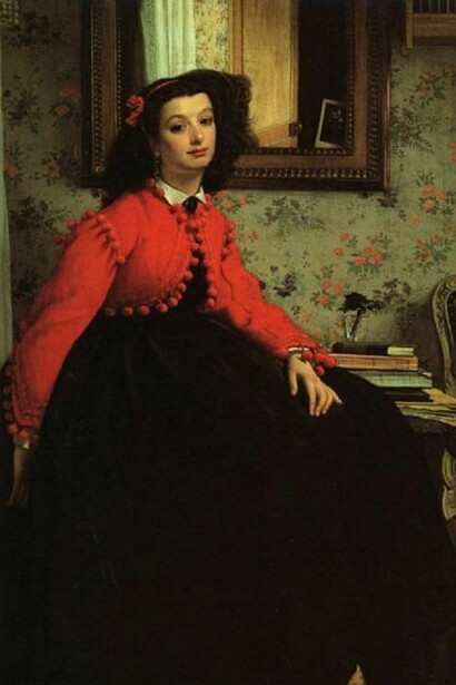 James Tissot, Ritratto della Signorina L.L_., 1864. Parigi, Musee d’Orsay, Mondadori Portfolio/Electa /Laurent Lecat