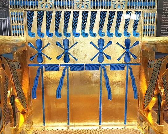 Recreating the Throne of Egyptian Queen Hetepheres. Courtesy of The Harvard Semitic Museum