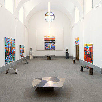 Jordan Watson, Easier to breathe, exhibition view. Courtesy of Robilant+Voena