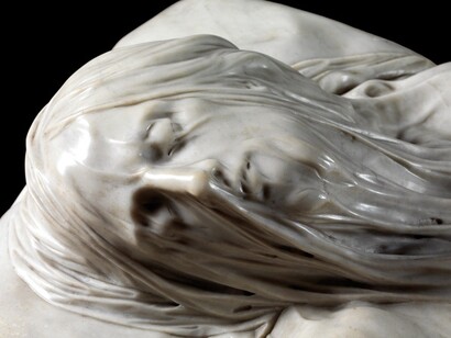 Giuseppe Sanmartino, "Cristo Velato", 1753, Cappella Sansevero, Napoli, Italia