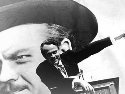 Orson Wells in "Quarto Potere"