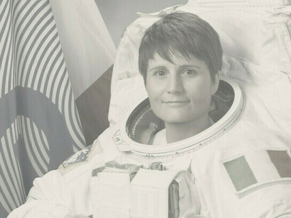 Samantha Cristoforetti, erste italienische Astronautin und erste Europäerin, die die Internationale Raumstation (ISS) kommandierte