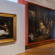 El arte mexicano del siglo XIX, vista de exhibición. Cortesía del Museo Nacional de Arte