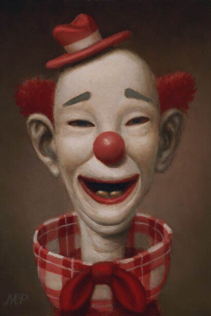 'Red Clown 3' by Marion Peck