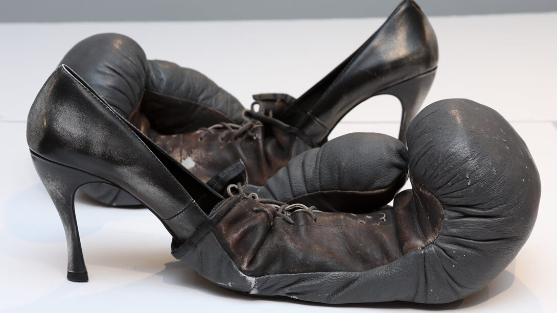 Women’s History Museum, Boxing glove shoes, 2024. Courtesy of Company