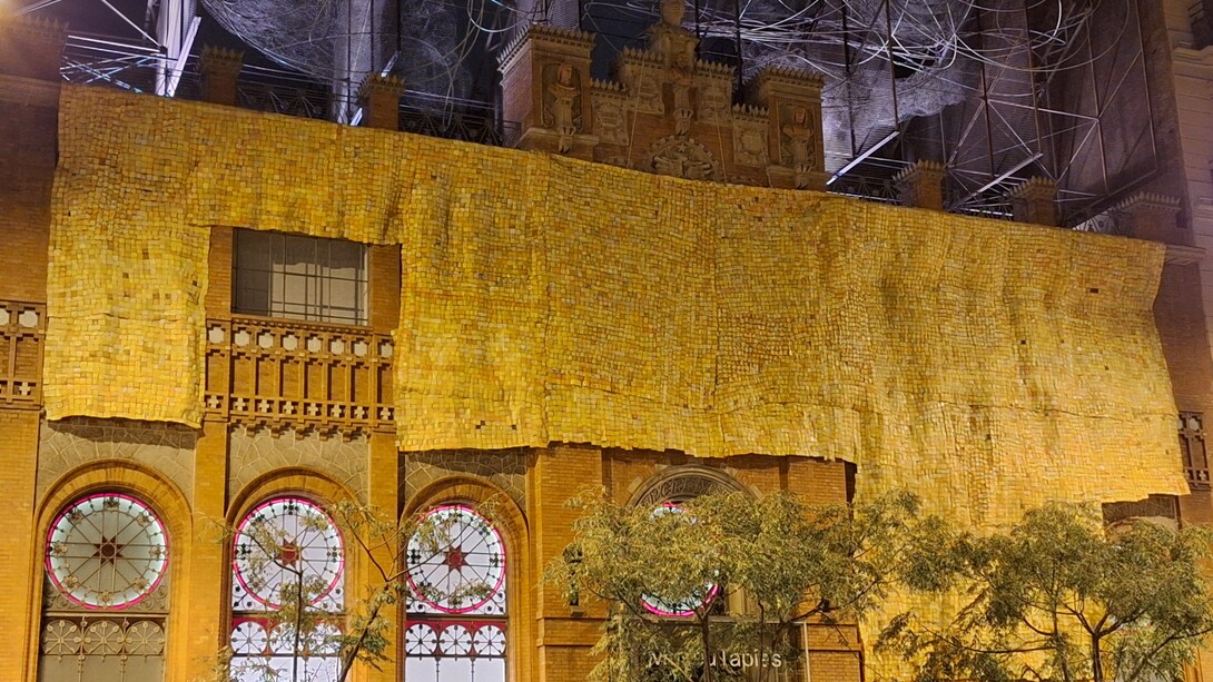 Fundación Tàpies, instalación "Más allá de la Piel", 2024, Barcelona, España
