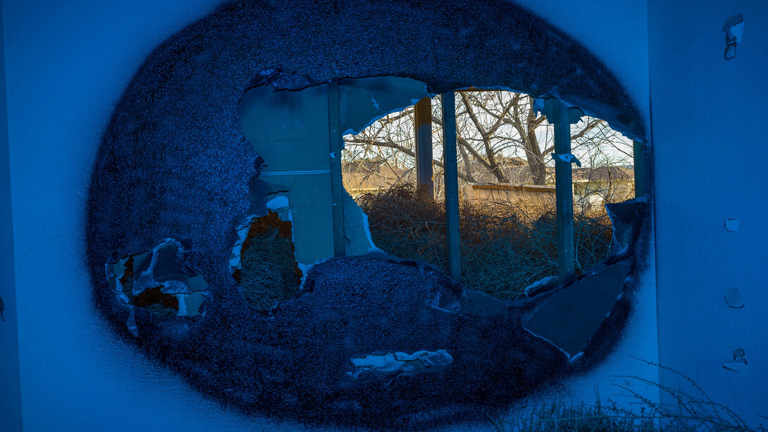 John Divola, Gafb b16576 (12_16_2020), 2019–2024. Courtesy of Yancey Richardson 