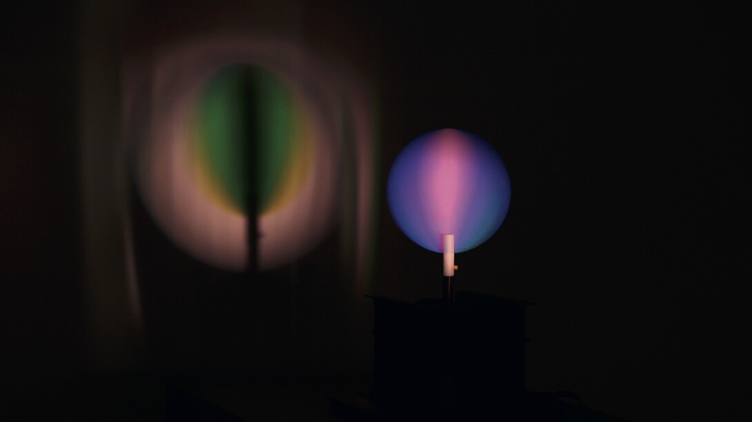 Piero Fogliati, Prisma meccanico, 1972, ph. Bruno Bani