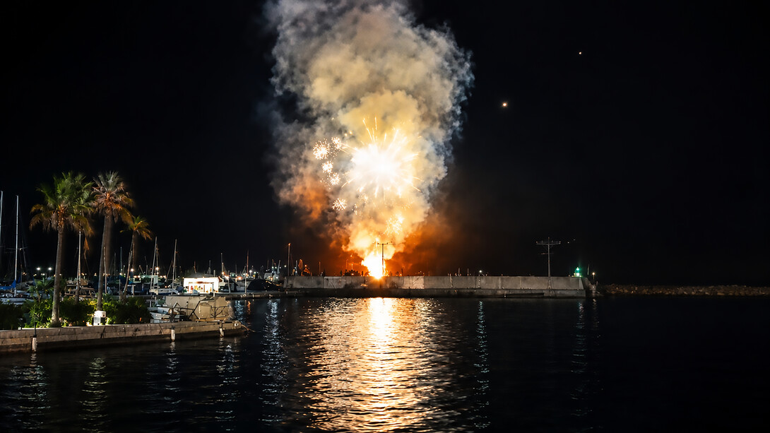 170 candles were lit for Nikola, only to be extinguished by the Aegean wind, Pylos, Greece