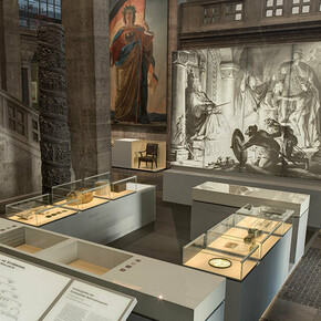 Die gründung des Germanischen Nationalmuseums, ausstellungsansicht. Mit freundlicher genehmigung des Germanischen Nationalmuseums