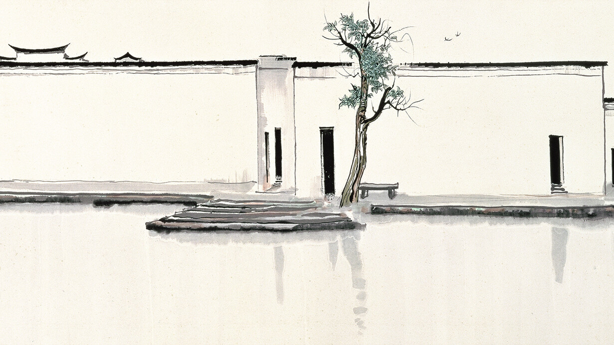 Wu Guanzhong, Two swallows, 1981. Courtesy of Hong Kong Museum of Art